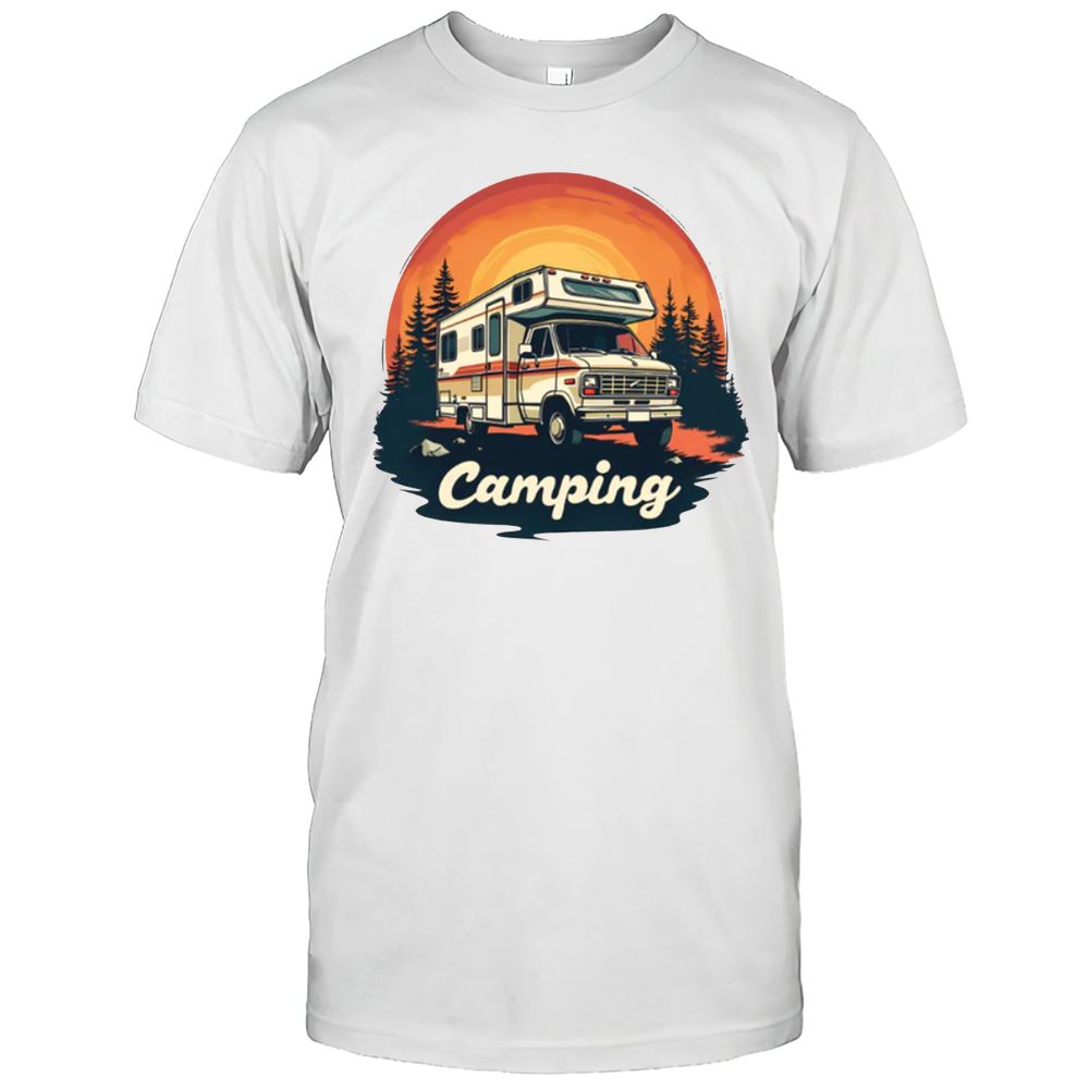 RV Camping Sunset T-Shirt